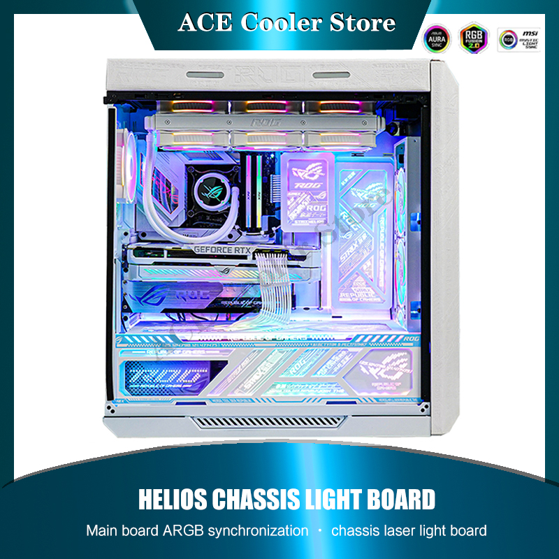 Gaming Accessories Lights - RGB 미러 PC 케이스 백플레이트 패널