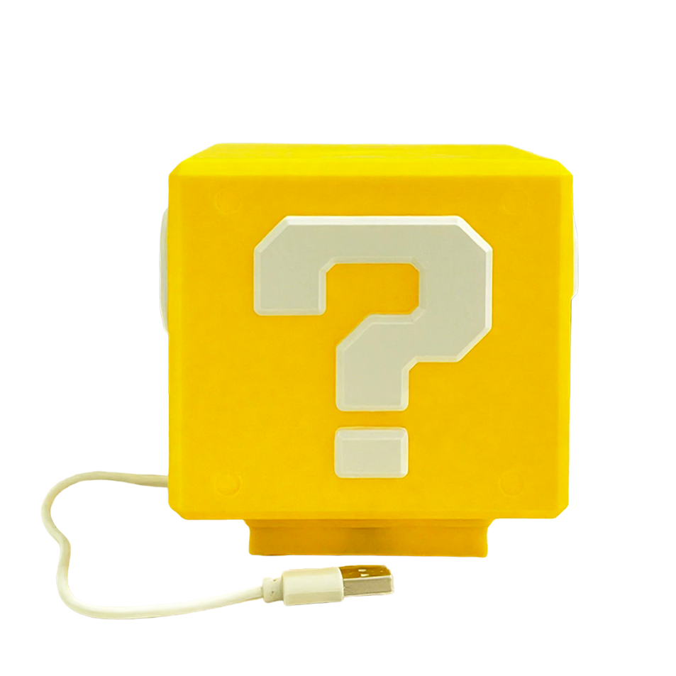 Gaming Accessories Bedroom - 2026 퀘스션 블록 램프 (사운드 효과