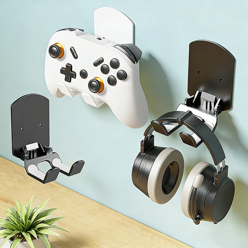 Gaming Accessories Holder - 벽걸이형 게임 컨트롤러 브래킷 베이스, 펀칭