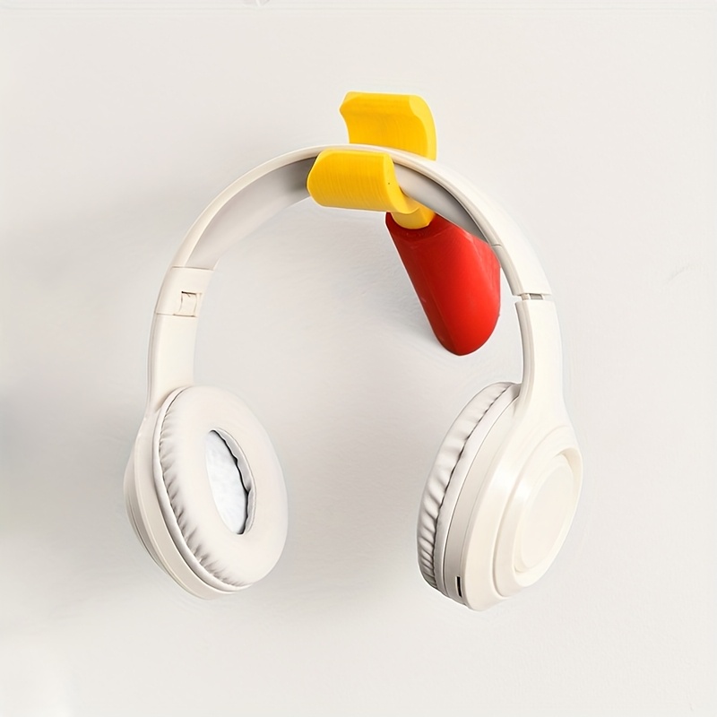 Gaming Accessories Holder - 귀여운 오리 부리 모양 접착식 헤드폰