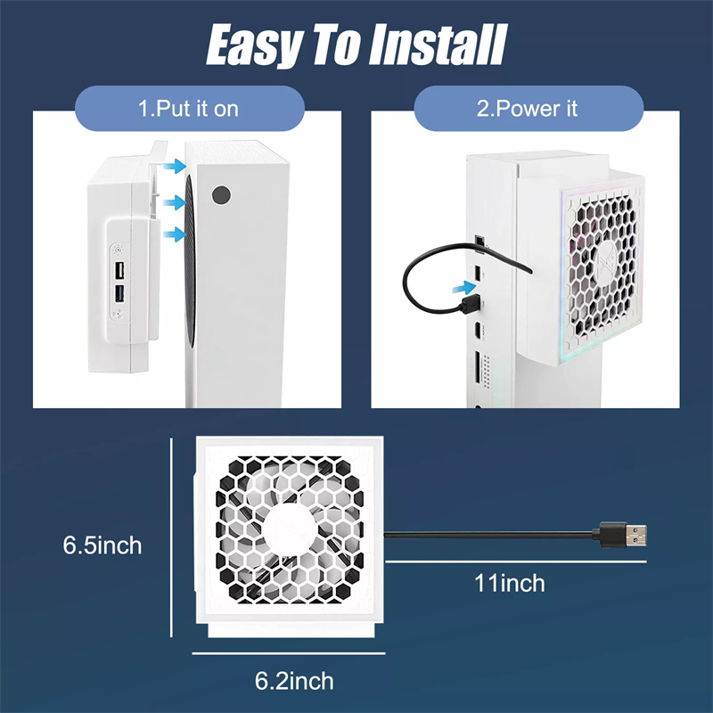 LED 냉각 팬 분위기 조명 3 기어 조정 가능한 5V - Gaming Accessories Lights 리뷰 및 가격