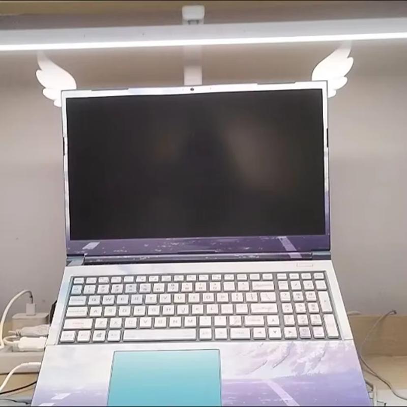 1쌍 3D 프린팅 모니터 날개 귀여운 천사 날개 장식품 - Gaming Accessories Bedroom 리뷰 및 가격