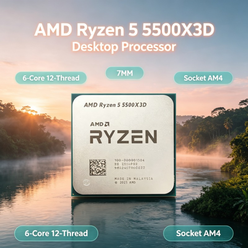 AMD 라이젠 5 5500X3D 게이밍 CPU 3.0G - Amd Cpu Ryzen 5 리뷰 및 가격
