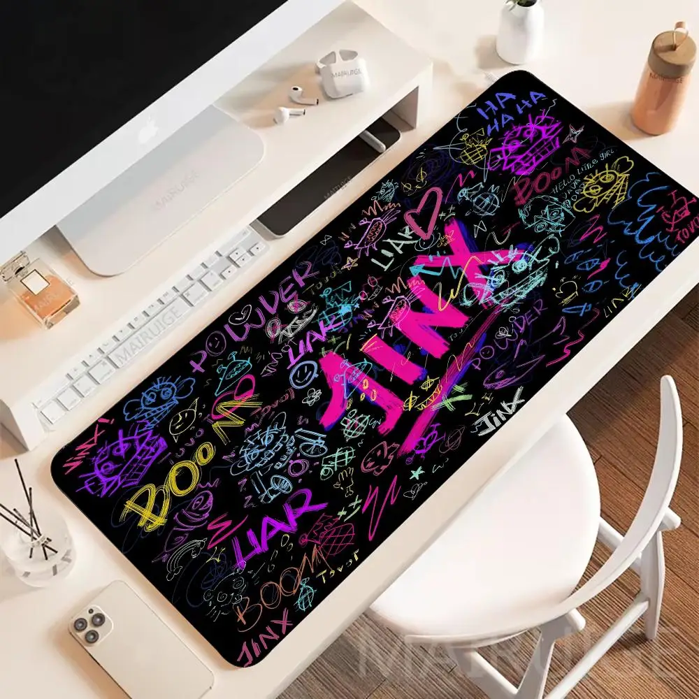 그래피티 스타일 진크스 마우스 패드 대형 게이밍 논슬립 - Jinx Gaming Accessories 리뷰 및 가격