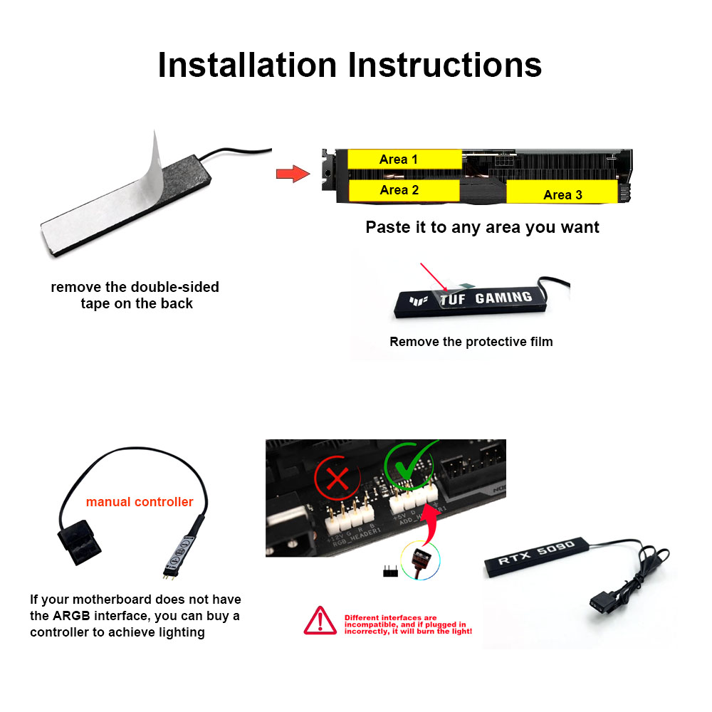 RTX 5090 5080 4090, MOD GTX RO - Gaming Accessories Lights 리뷰 및 가격