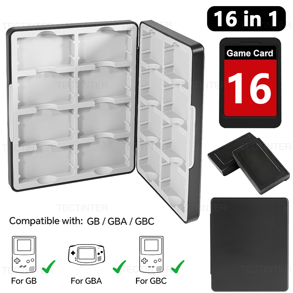 GB/GBA/GBC 보이 어드밴스용 휴대용 16 in  - Gaming Accessories Box 리뷰 및 가격