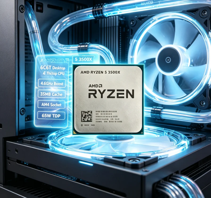 소켓 AM4 교체용 프로세서 R5 3500X 6 코어  - Amd Cpu Ryzen 5 리뷰 및 가격