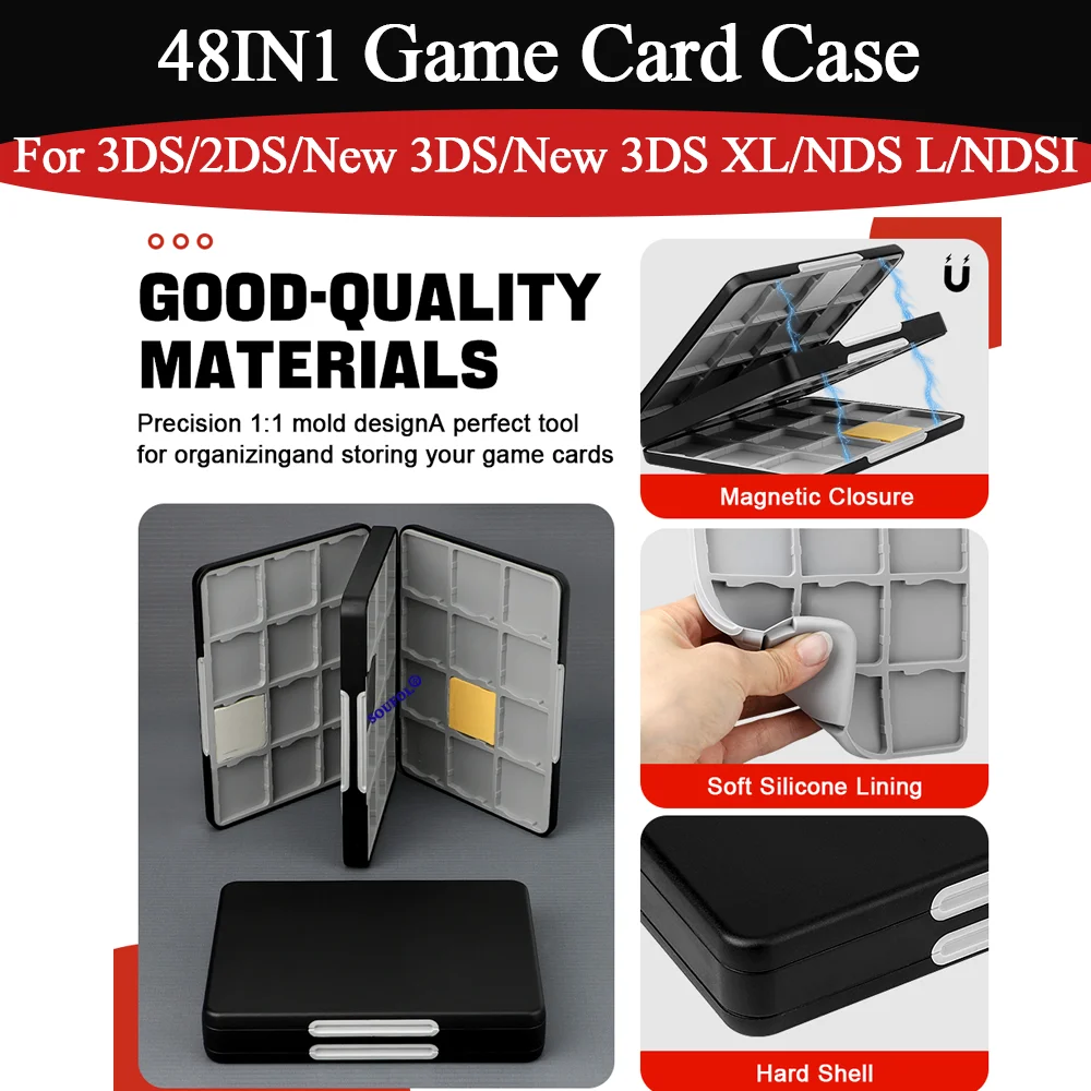 2026 새로운 3DS 48IN1 휴대용 게임 카드 보 - Gaming Accessories Box 리뷰 및 가격