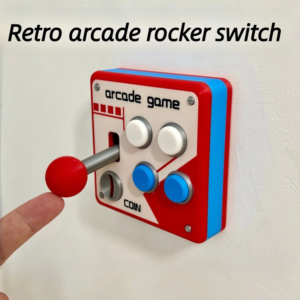 레트로 아케이드 조이스틱 스위치 플레이트 커버, 펀치프 - Gaming Accessories Bedroom 리뷰 및 가격