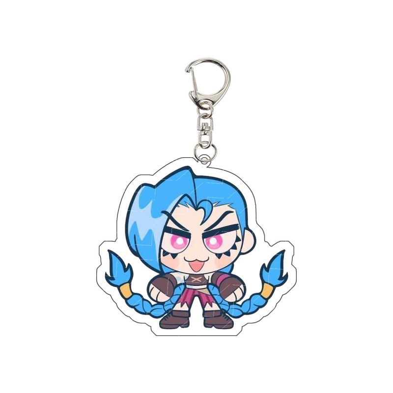 Jinx Ekko Caitlyn 만화 펜던트 가방 장식 - Jinx Gaming Accessories 리뷰 및 가격