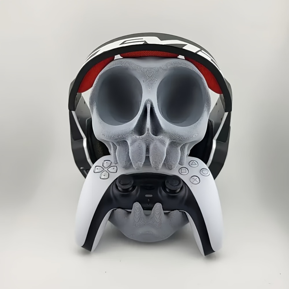 해골 모양 컨트롤러 스탠드 헤드폰 홀더 2-in-1 게 - Gaming Accessories Holder 리뷰 및 가격