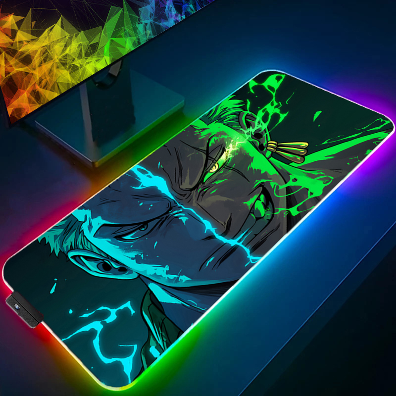 원피스 조로 마우스 패드 RGB 게임 액세서리 Gabi - Gaming Accessories Lights 리뷰 및 가격