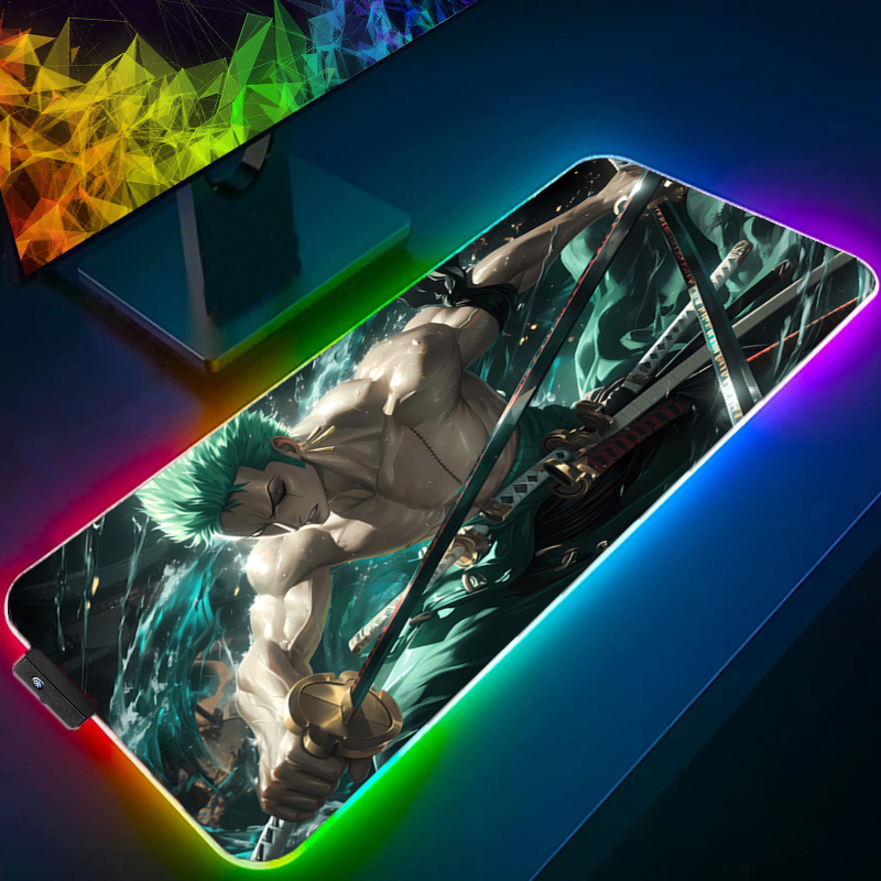 원피스 조로 마우스 패드 RGB 게임 액세서리 Gabi - Gaming Accessories Lights 리뷰 및 가격