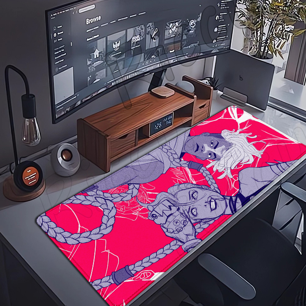 인기 애니메이션 LOL 아케인 마우스 패드, JINX  - Jinx Gaming Accessories 리뷰 및 가격