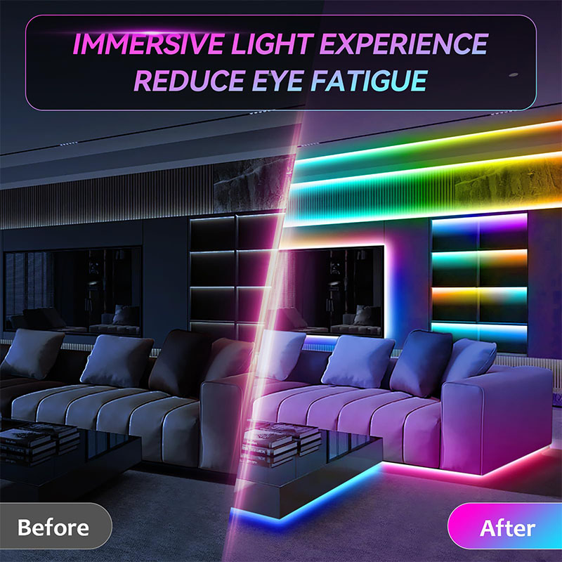 USB RGB LED 스트립 SMD3535 앱 및 리모 - Gaming Accessories Bedroom 리뷰 및 가격