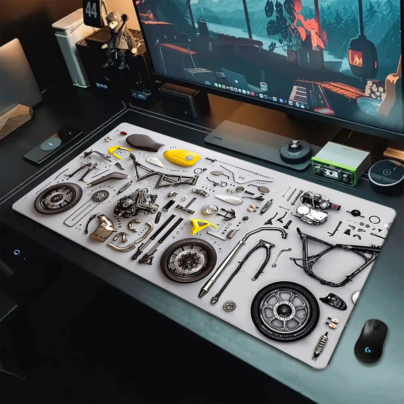 분해도면 고무 마우스 패드 마우스 패드 XXL 게임 액 - Gaming Office Accessories 리뷰 및 가격