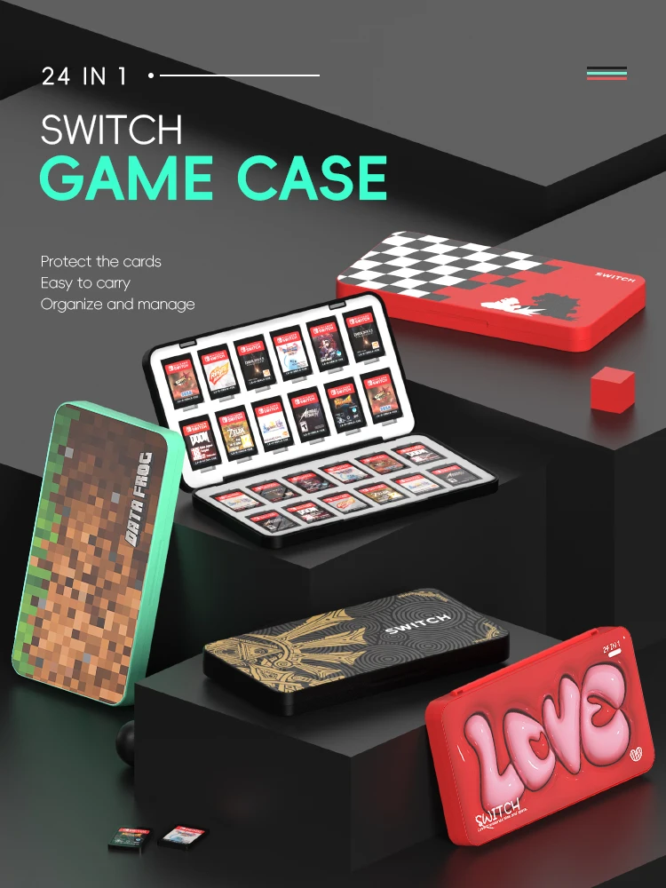 DATA FROG 24-in-1 게임 카드 홀더 보관  - Gaming Accessories Holder 리뷰 및 가격